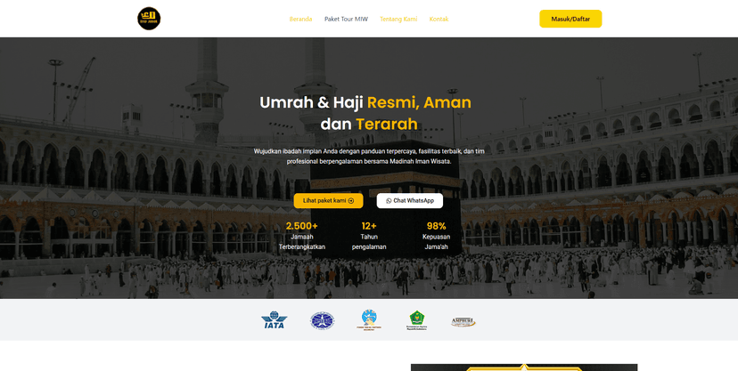 Aplikasi Website Travel Umroh